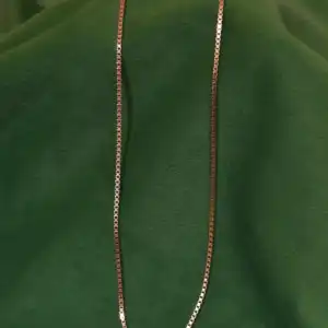 Classic Box Chain Necklace in Rose Gold - Sleek Square Box Chain