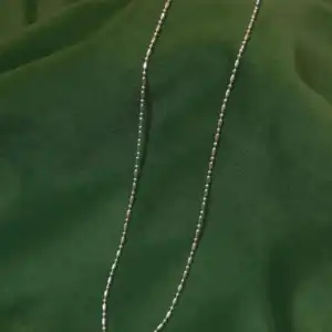 Rice / Ball Dot Chain Necklace in 925 Silver - Minimal Dainty Chain